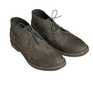 Attention Men's Grey Kane Ankle Chukka Lace-Up Boots Shoes Size 7.5